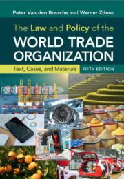 Couverture de l’ouvrage The Law and Policy of the World Trade Organization