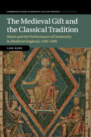 Cover of the book The Medieval Gift and the Classical Tradition
