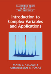 Couverture de l’ouvrage Introduction to Complex Variables and Applications