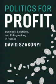 Couverture de l’ouvrage Politics for Profit