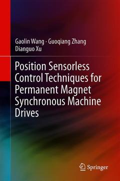 Couverture de l’ouvrage Position Sensorless Control Techniques for Permanent Magnet Synchronous Machine Drives