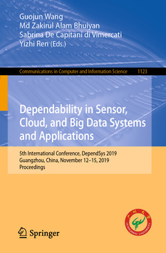 Couverture de l’ouvrage Dependability in Sensor, Cloud, and Big Data Systems and Applications