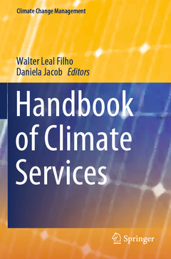 Couverture de l’ouvrage Handbook of Climate Services