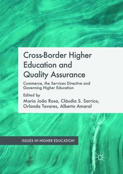 Couverture de l’ouvrage Cross-Border Higher Education and Quality Assurance