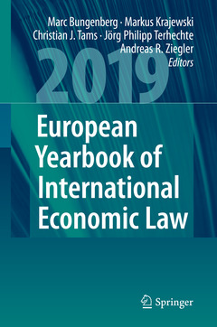 Couverture de l’ouvrage European Yearbook of International Economic Law 2019
