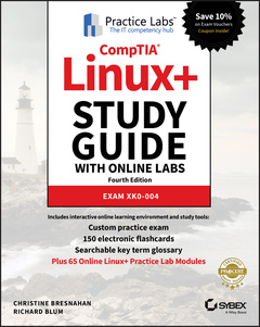 Couverture de l’ouvrage CompTIA Linux+ Study Guide with Online Labs