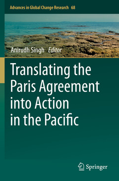 Couverture de l’ouvrage Translating the Paris Agreement into Action in the Pacific