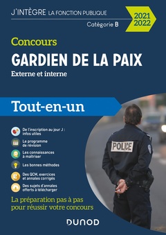 Cover of the book Concours Gardien de la paix - Tout-en-un - 2021-2022