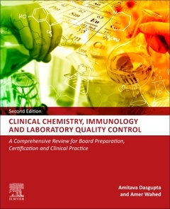 Couverture de l’ouvrage Clinical Chemistry, Immunology and Laboratory Quality Control
