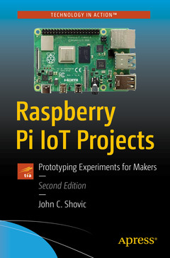 Couverture de l’ouvrage Raspberry Pi IoT Projects