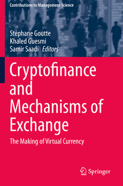 Couverture de l’ouvrage Cryptofinance and Mechanisms of Exchange