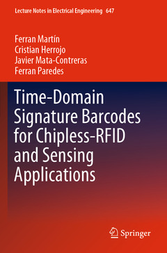 Couverture de l’ouvrage Time-Domain Signature Barcodes for Chipless-RFID and Sensing Applications