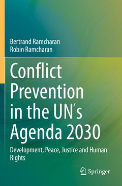 Couverture de l’ouvrage Conflict Prevention in the UN´s Agenda 2030