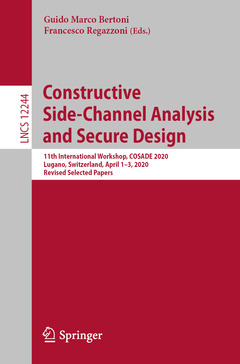 Couverture de l’ouvrage Constructive Side-Channel Analysis and Secure Design