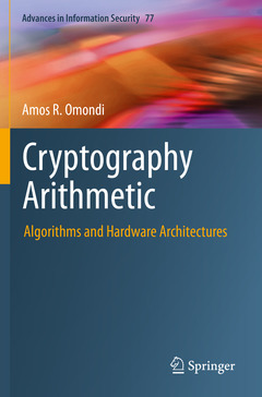 Couverture de l’ouvrage Cryptography Arithmetic