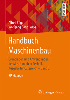 Couverture de l’ouvrage Handbuch Maschinenbau