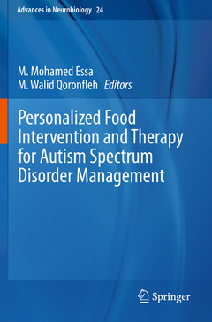 Couverture de l’ouvrage Personalized Food Intervention and Therapy for Autism Spectrum Disorder Management