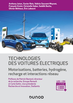 Couverture de l’ouvrage Technologies des voitures électriques