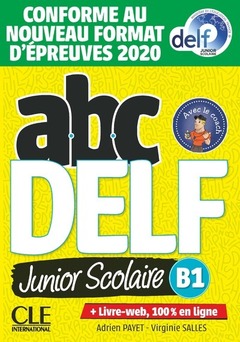 Couverture de l’ouvrage ABC Delf Junior niv.B1 + livret+CD nelle édition