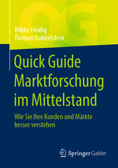 Couverture de l’ouvrage Quick Guide Marktforschung im Mittelstand