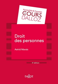 Cover of the book Droit des personnes. 4e éd.