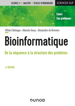 Couverture de l’ouvrage Bioinformatique - 3e éd.