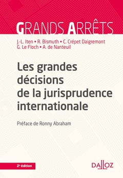 Cover of the book Les grandes décisions de la jurisprudence internationale. 2e éd.