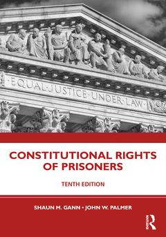 Couverture de l’ouvrage Constitutional Rights of Prisoners