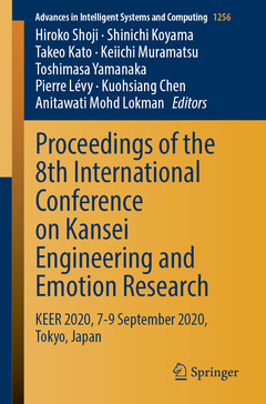 Couverture de l’ouvrage Proceedings of the 8th International Conference on Kansei Engineering and Emotion Research
