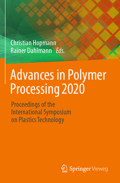 Couverture de l’ouvrage Advances in Polymer Processing 2020