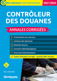 Cover of the book Contrôleur des douanes - Annales corrigées 