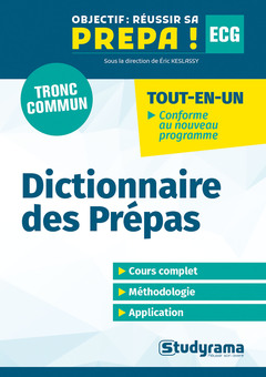 Cover of the book Dictionnaire des Prépas ECG 