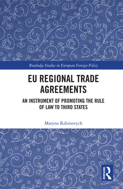 Couverture de l’ouvrage EU Regional Trade Agreements