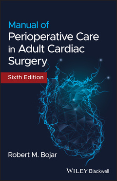 Couverture de l’ouvrage Manual of Perioperative Care in Adult Cardiac Surgery