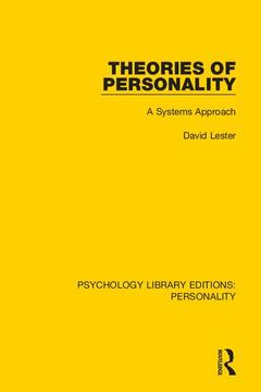 Cover of the book Theories of Personality