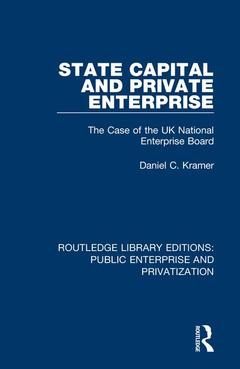 Couverture de l’ouvrage State Capital and Private Enterprise