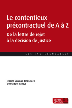 Couverture de l’ouvrage Le contentieux précontractuel de A à Z
