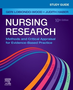 Couverture de l’ouvrage Study Guide for Nursing Research