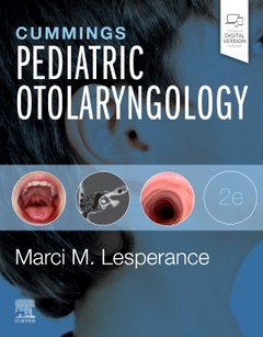 Couverture de l’ouvrage Cummings Pediatric Otolaryngology