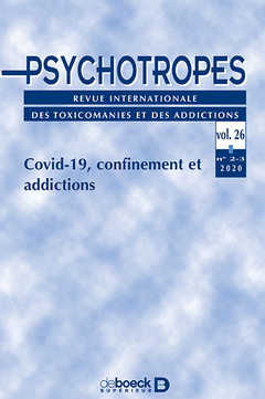 Couverture de l’ouvrage Psychotropes 2020/2-3 - Covid-19, confinement 2020 et addictions