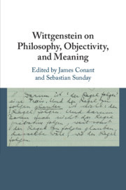 Cover of the book Wittgenstein on Philosophy, Objectivity, and Meaning