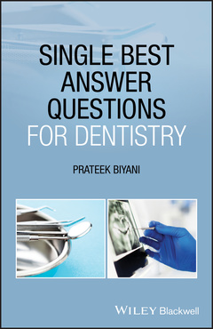 Couverture de l’ouvrage Single Best Answer Questions for Dentistry