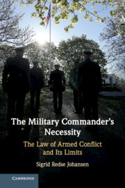 Couverture de l’ouvrage The Military Commander's Necessity