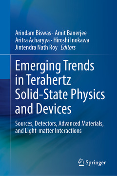 Couverture de l’ouvrage Emerging Trends in Terahertz Solid-State Physics and Devices