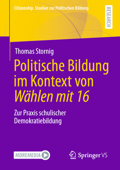 Couverture de l’ouvrage Politische Bildung im Kontext von Wählen mit 16