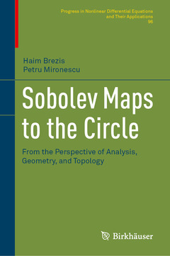 Couverture de l’ouvrage Sobolev Maps to the Circle