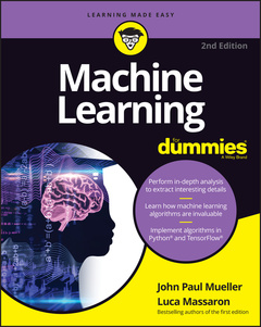 Couverture de l’ouvrage Machine Learning For Dummies