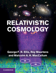 Couverture de l’ouvrage Relativistic Cosmology