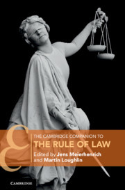 Couverture de l’ouvrage The Cambridge Companion to the Rule of Law