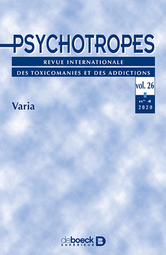 Cover of the book Psychotropes 2020/4 - Varia